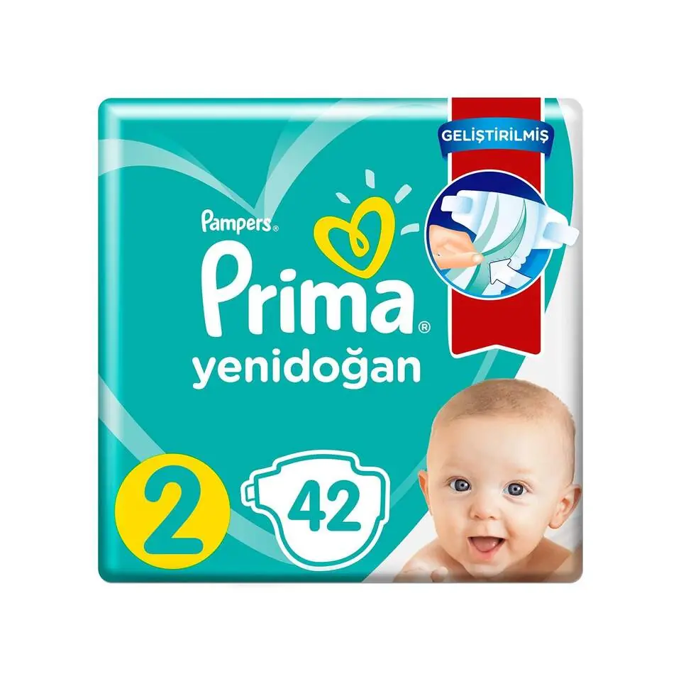 2 Numara Mini 42 Adet Bebek Bezi (4-9 KG)