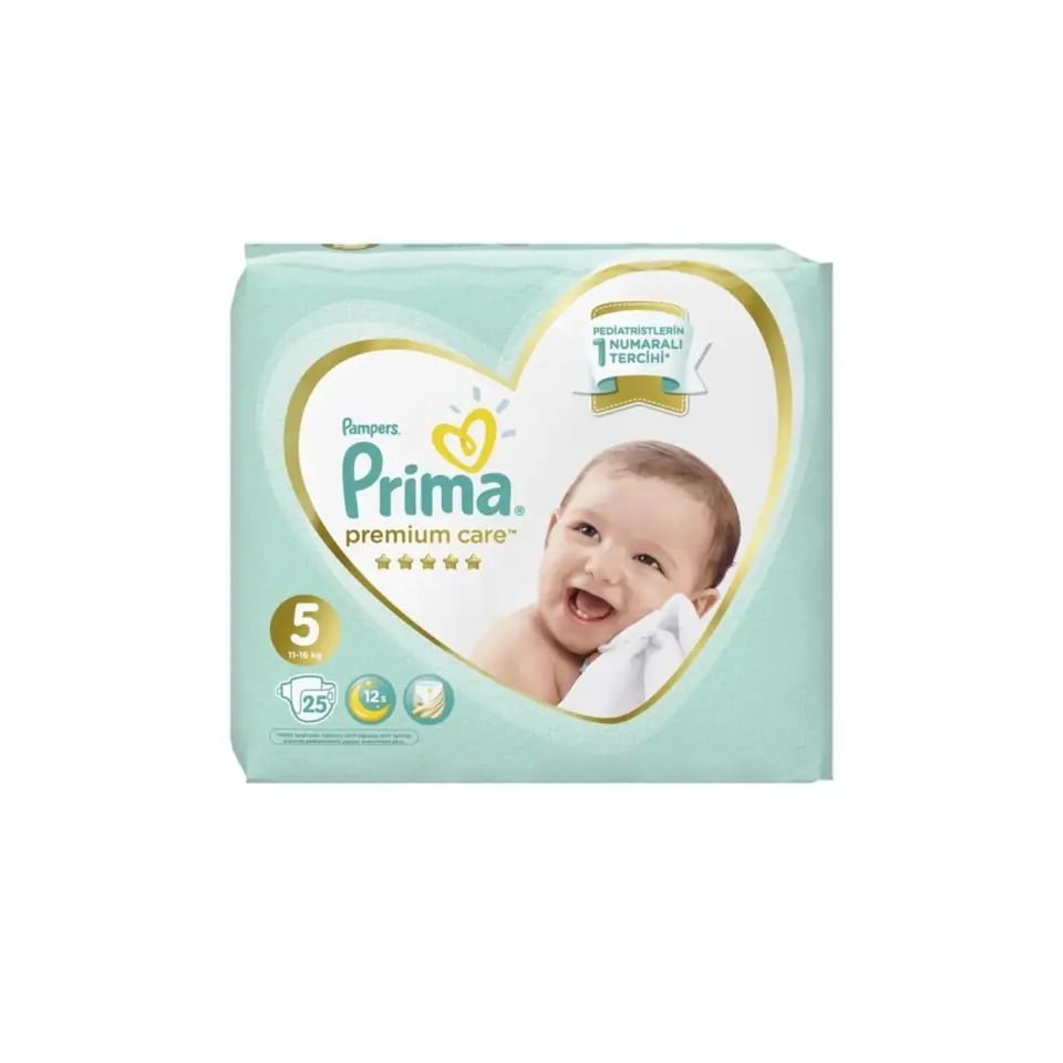 5 Numara Premium 25 Adet Bebek Bezi(11-16 KG)