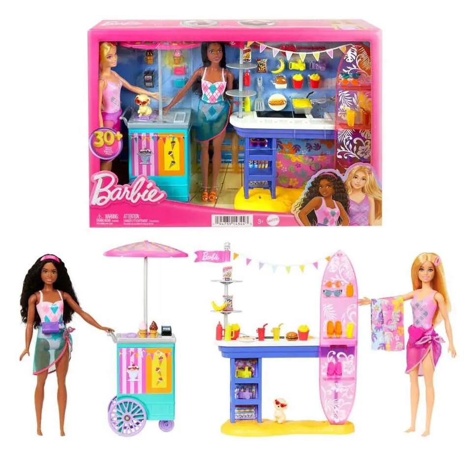 Barbie Brooklyn ve Malibu'nun Sahildeki Yiyecek Standı