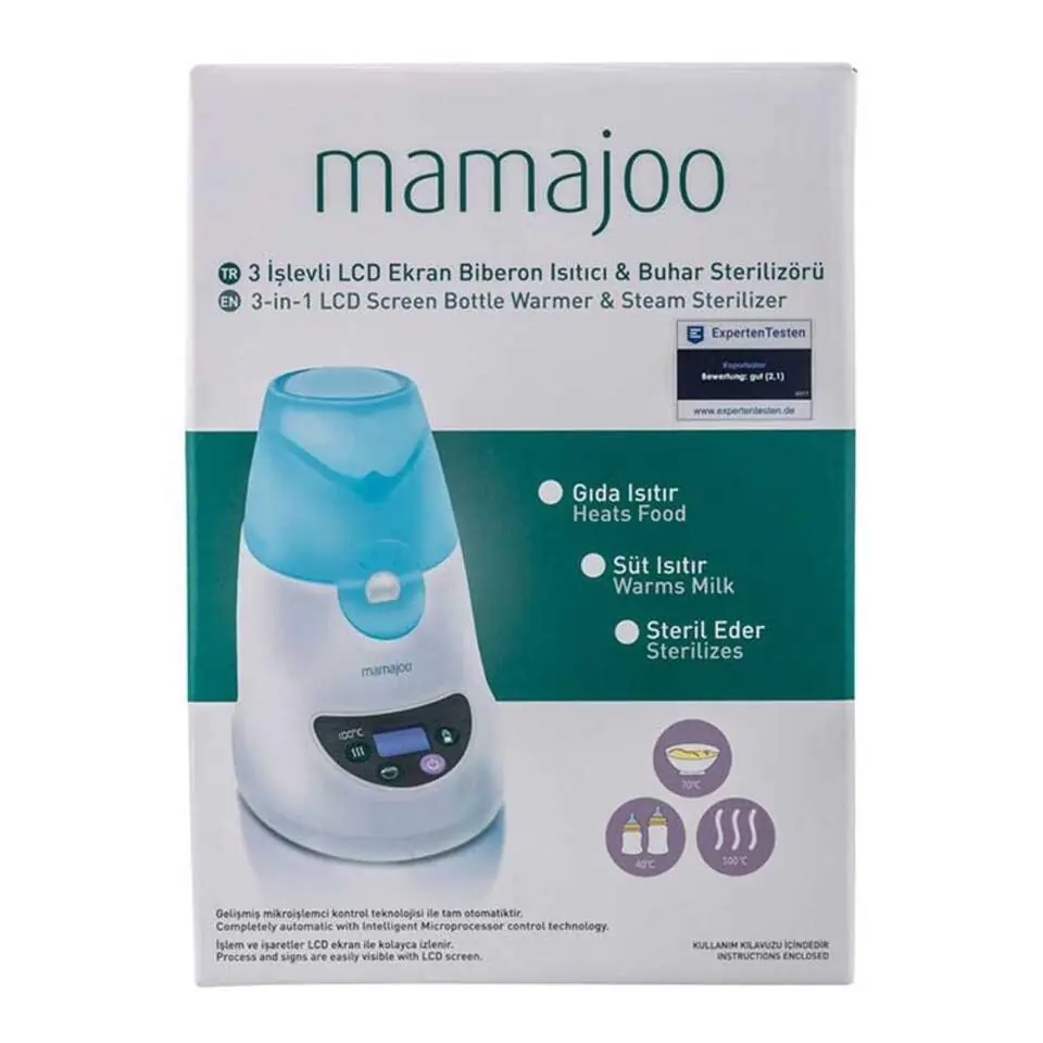 Mamajoo 3IN1 LCD Ekran Biberon Isıtıcı&Buhar Sterlizatör