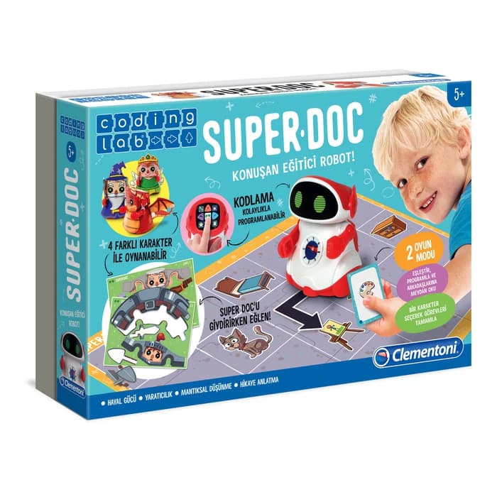 Super Doc Eğitici Konuşan Robot