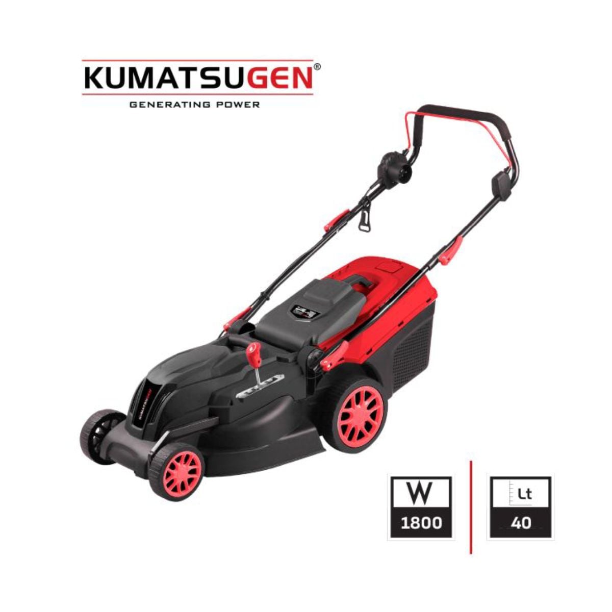 KUMATSUGEN KLM242 Elektrikli Çim Biçme Makinesi 1800W