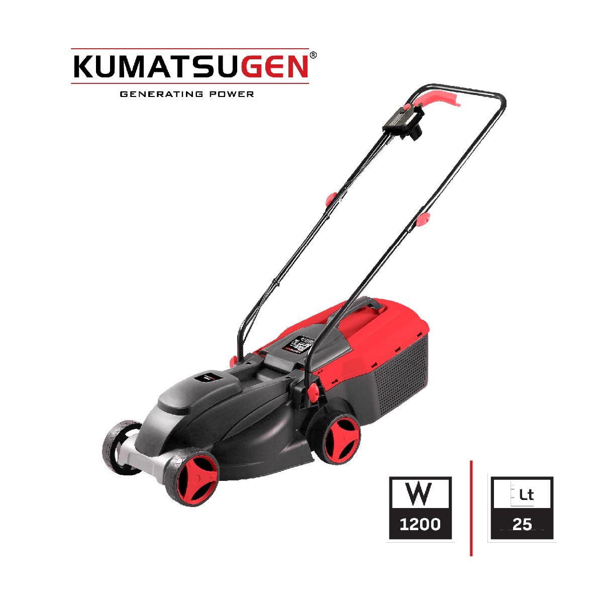 KUMATSUGEN KLM232 Elektrikli Çim Biçme Makinesi 1200W