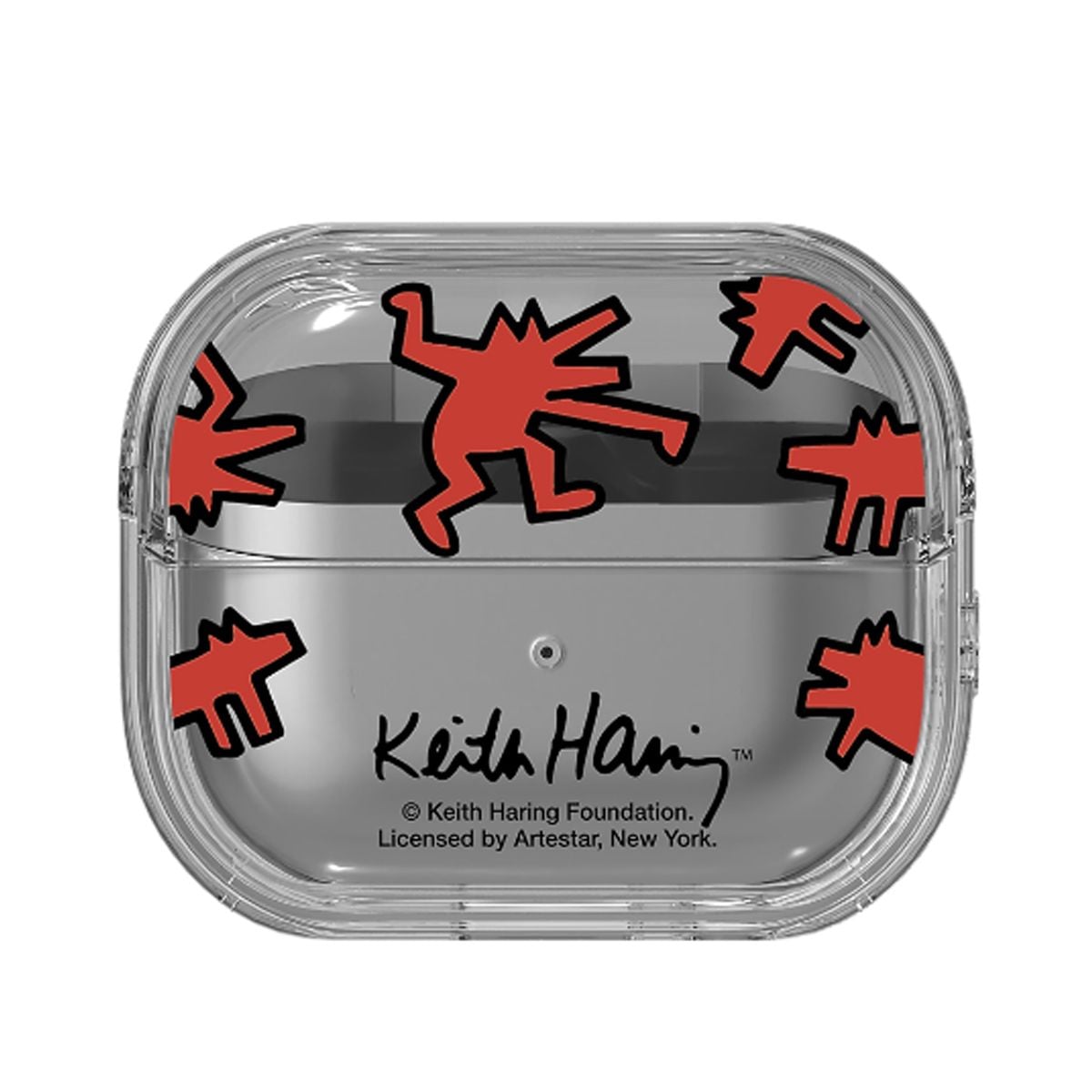 SAMSUNG Galaxy Buds3 ve Galaxy Buds3 Pro için Keith Haring Kılıf, Şeffaf
