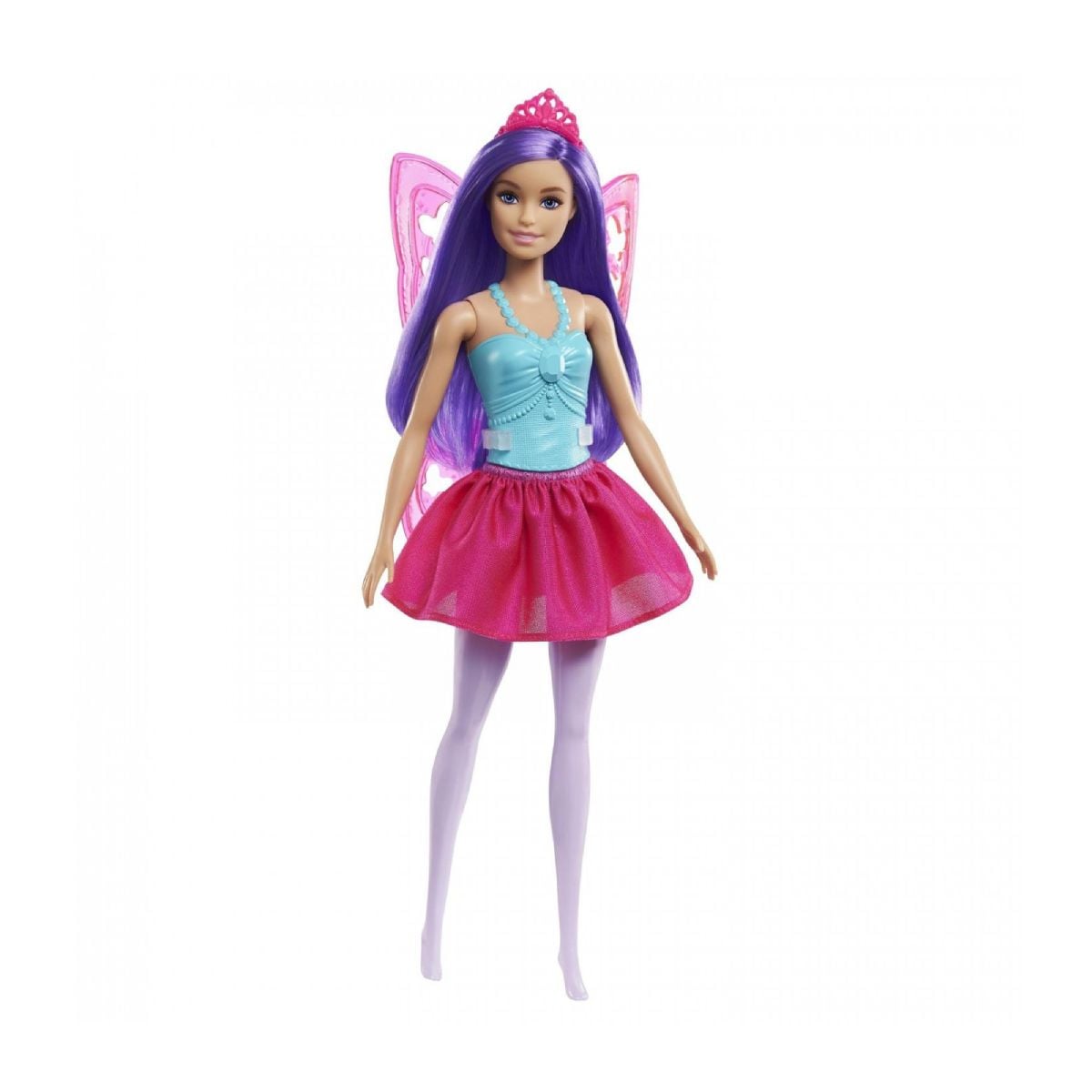 MATTEL 72084 Barbie Dreamtopia Mor Saçlı Peri Balerin Bebek