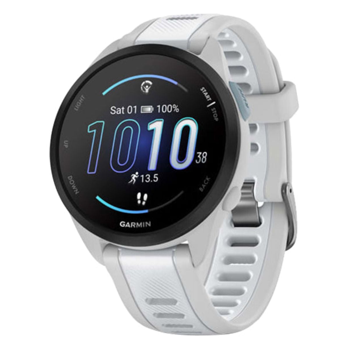GARMIN 010-02863-31 Forerunner 165 Müzikli Akıllı Saat, Gri / Whitestone