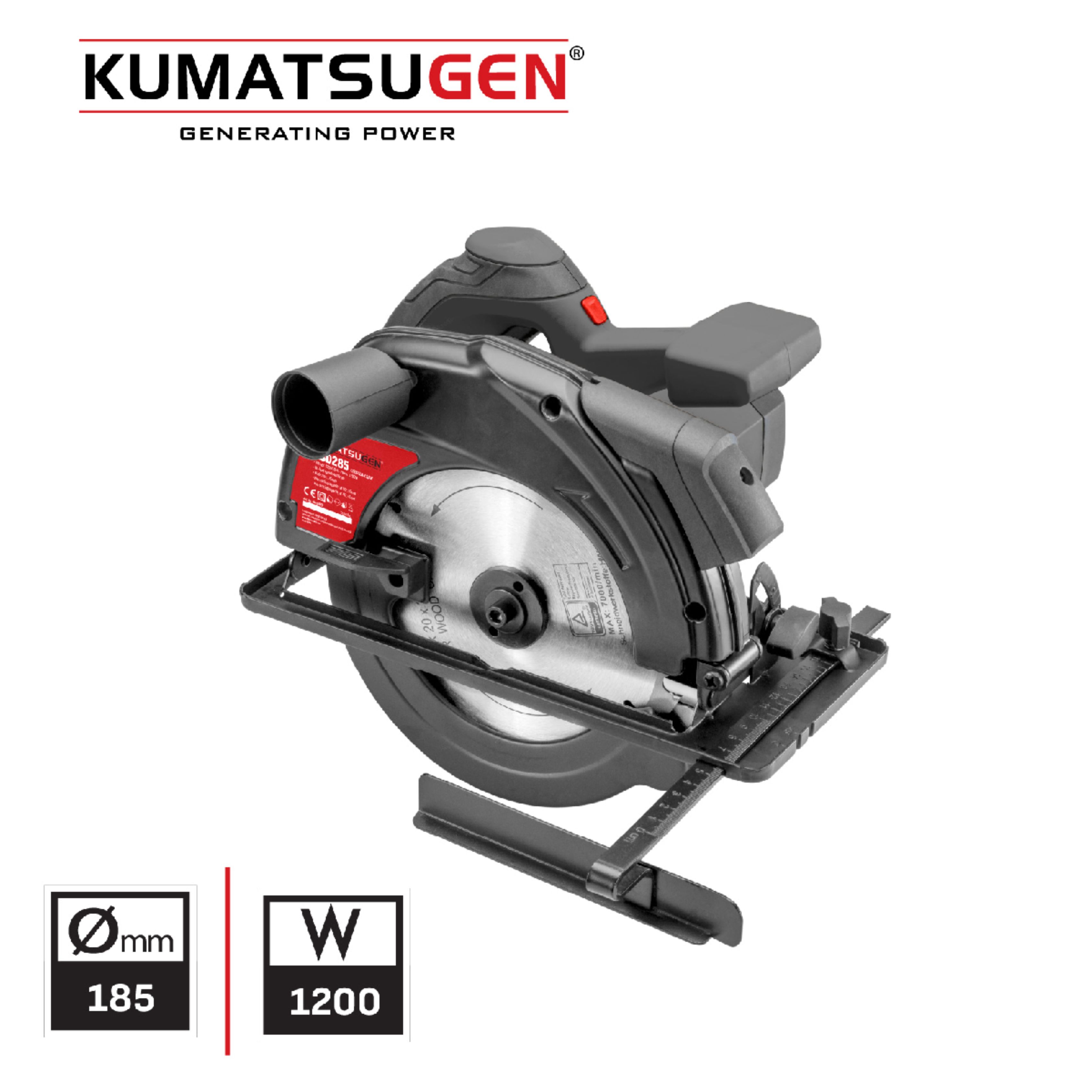 KUMATSUGEN KSD285 Elektrikli Daire Testere, 1200W