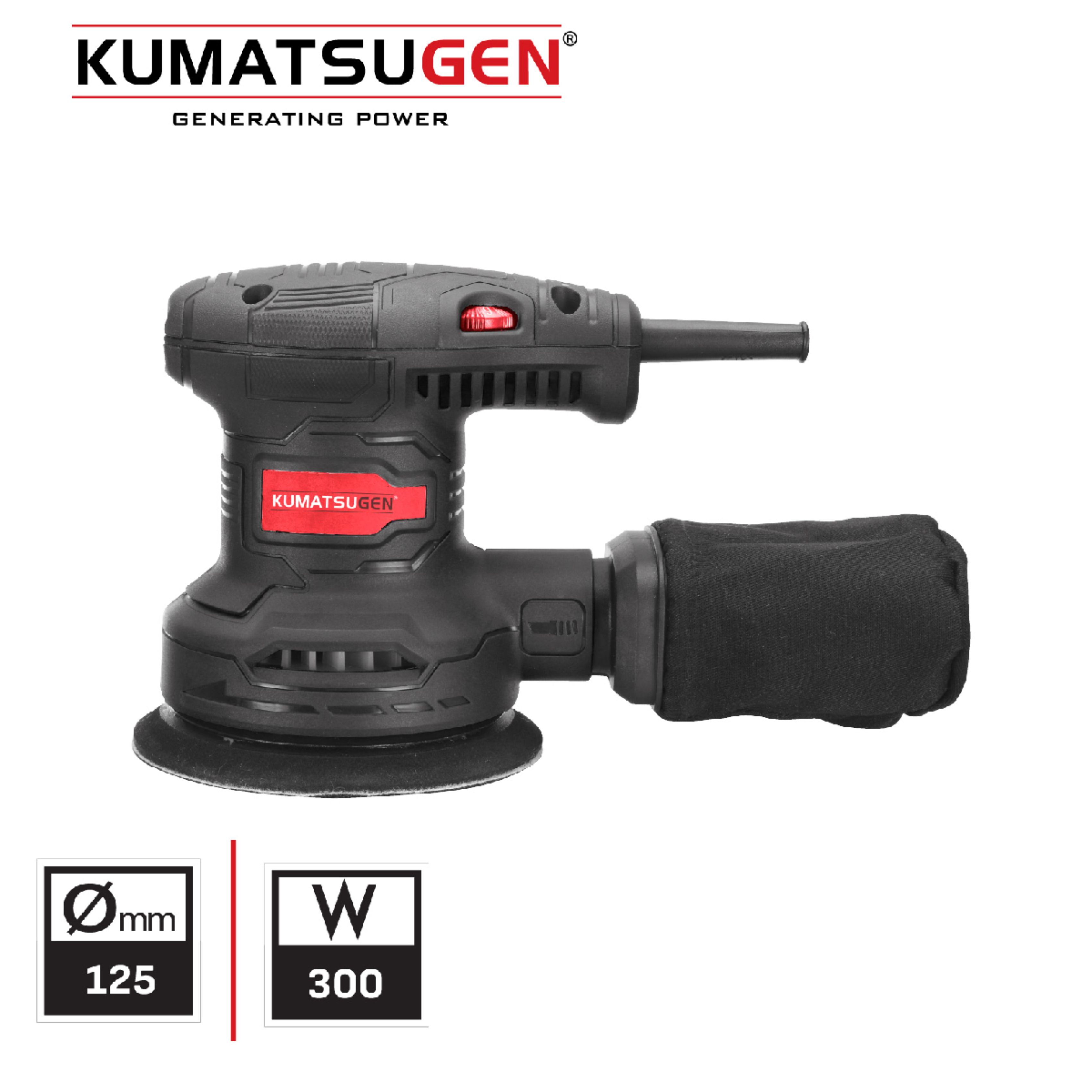 KUMATSUGEN KSS230 Elektrikli Eksantrik Zımpara, 300W
