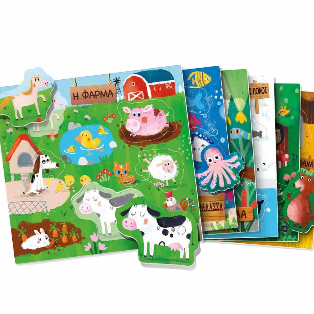 HEADU 100533 Montessori Hayvanlar Yapbozu