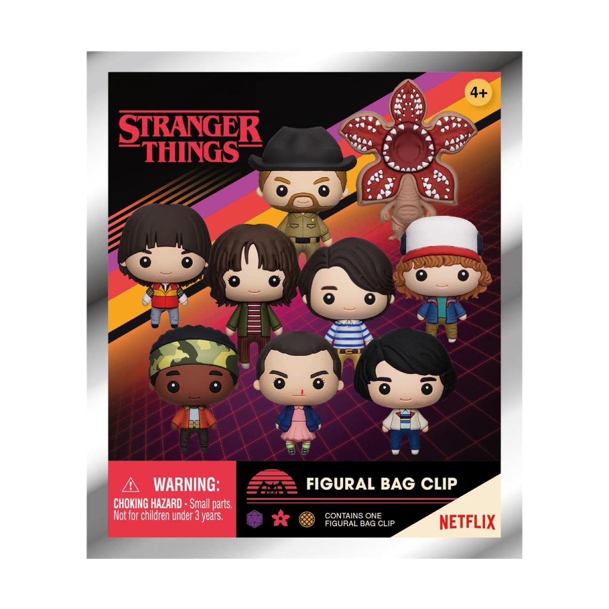 MONOGRAM 108910 Stranger Things 1. Sezon 3D Köpük Çanta Klipsi Gizemli Kör Çanta