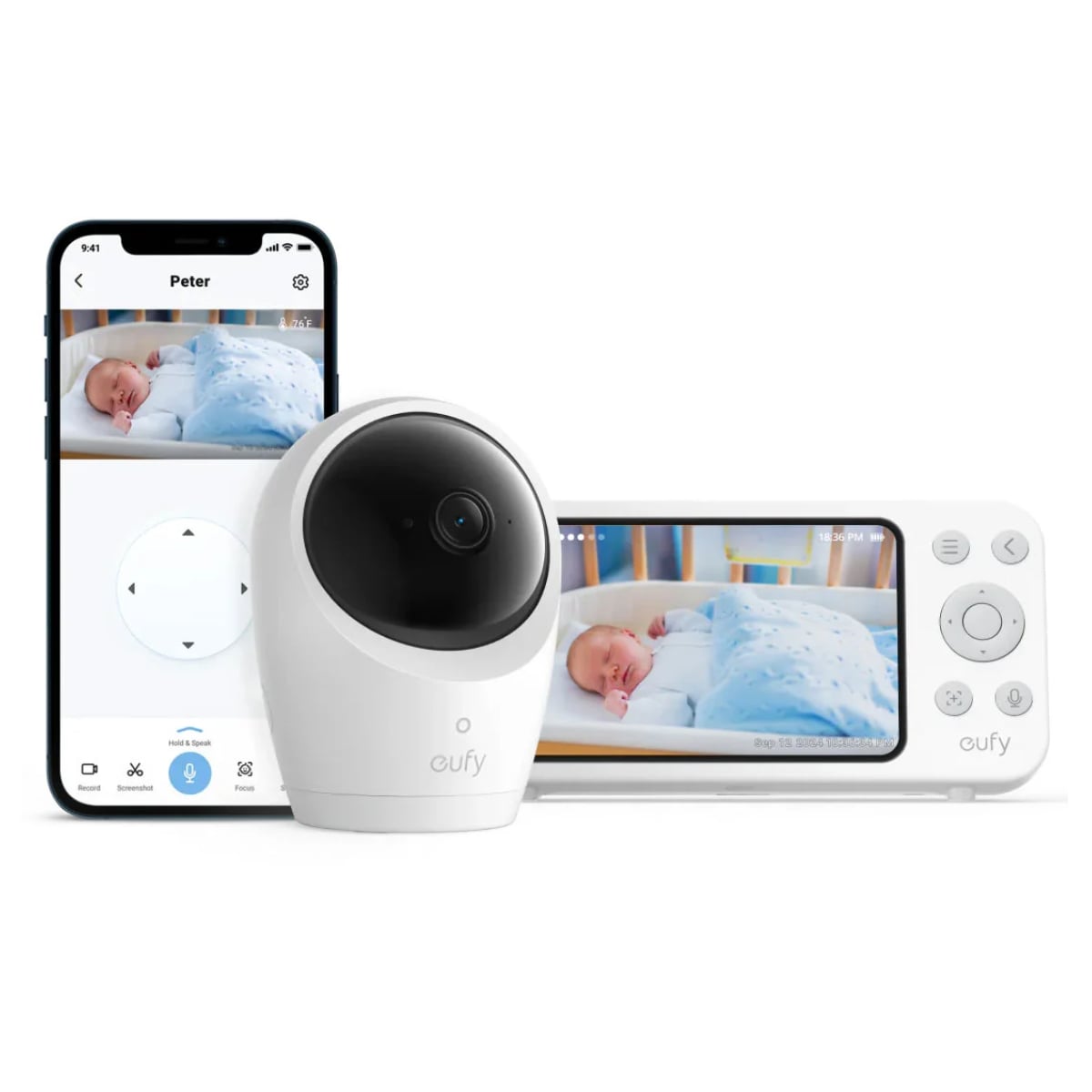 EUFY E20 Bebek Monitörü, 2K