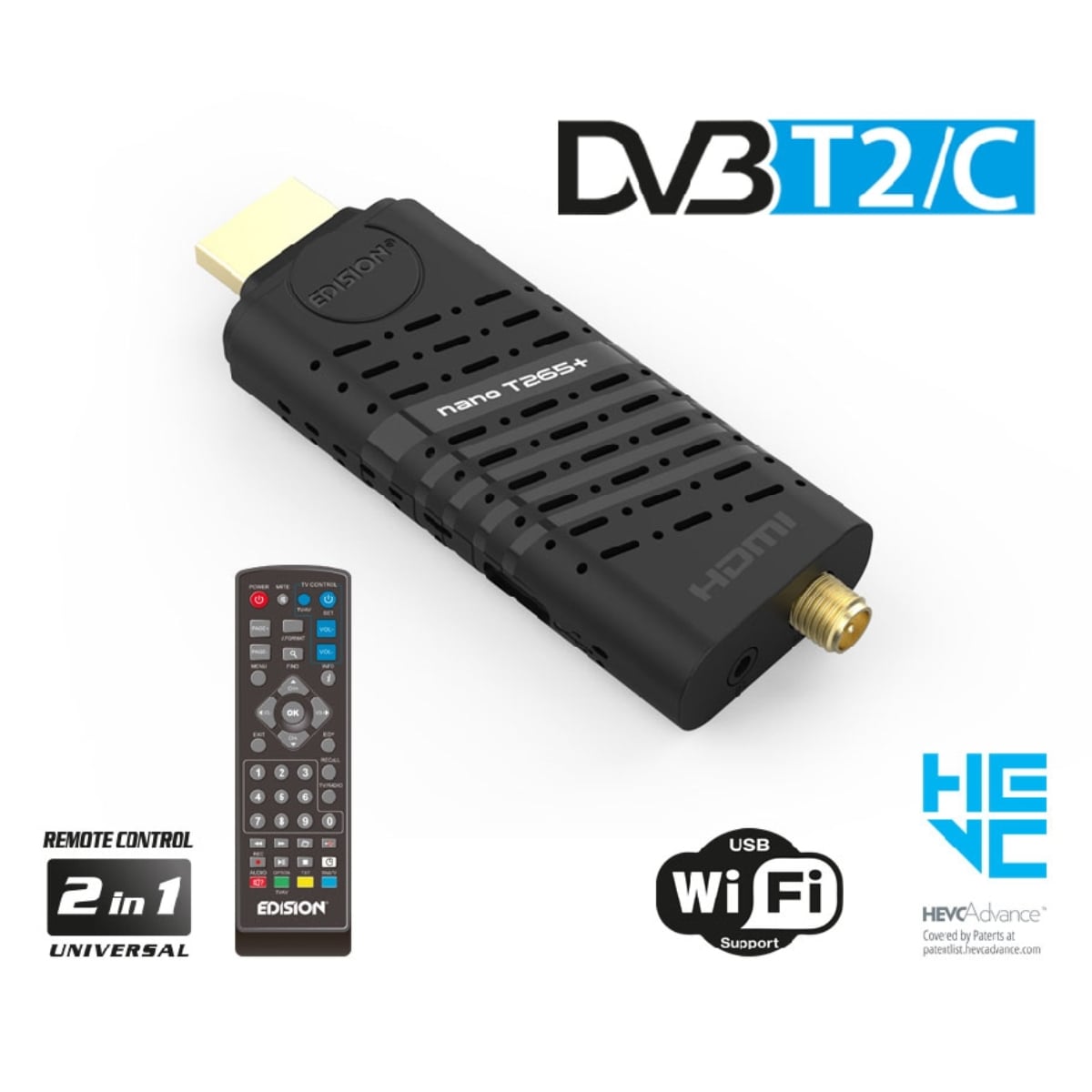 EDISION NANO T265+ DVB-T2 TV Alıcısı