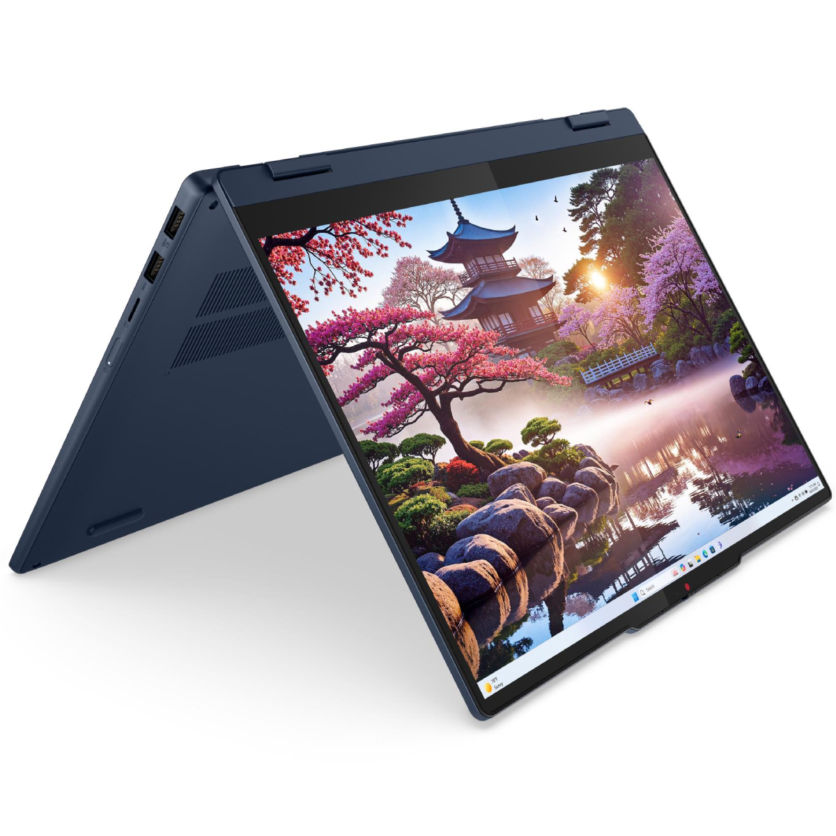LENOVO 14AKP10 IdeaPad 5 2'si 1 Arada Dönüştürülebilir Dizüstü Bilgisayar, Kozmik Mavi