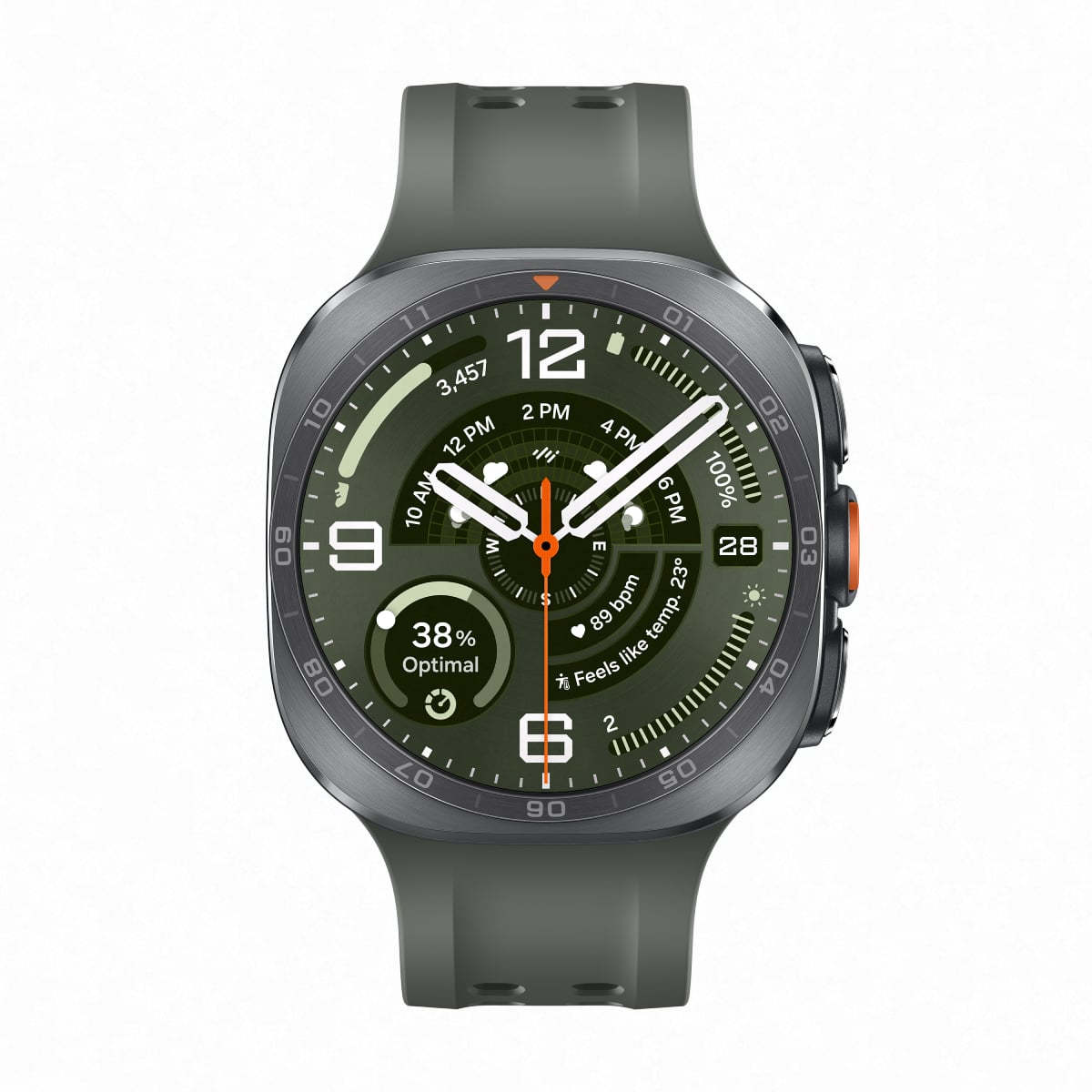 SAMSUNG SM-L715FZSAEUE Galaxy Watch Ultra2 Akıllı Saat, Titanyum Gümüş