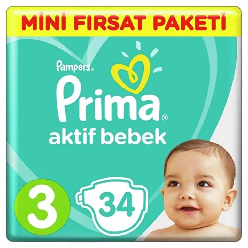 3 Numara Mini 36 Adet Bebek Bezi ( 6-10 KG)