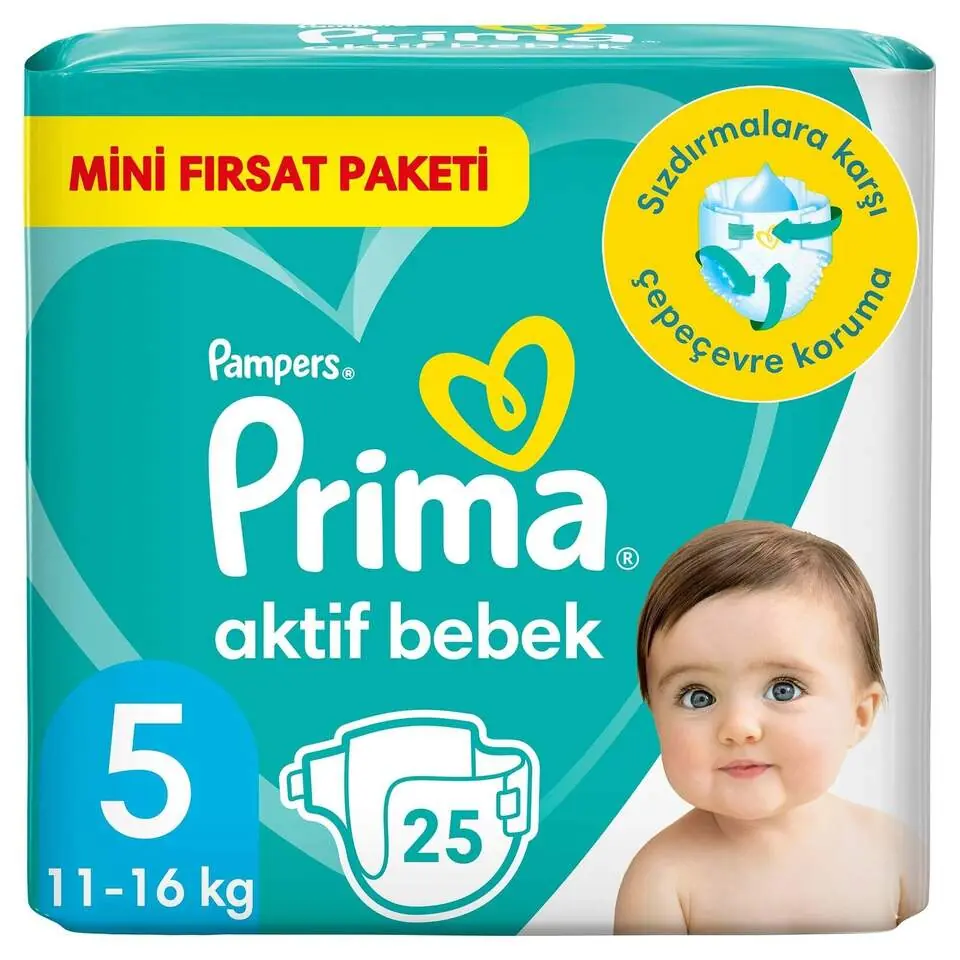 5 Numara Junior 25 Adet Bebek Bezi (11-16 KG)