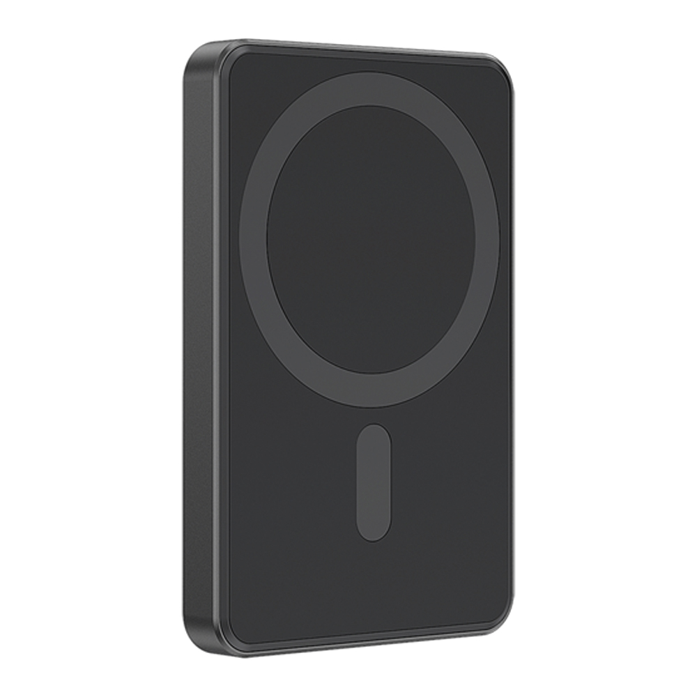 GEMBIRD Energenie Manyetik Kablosuz (15W) Hızlı Şarjlı 5000mAh 20W Power Bank PB05-WPC15M-01 siyah