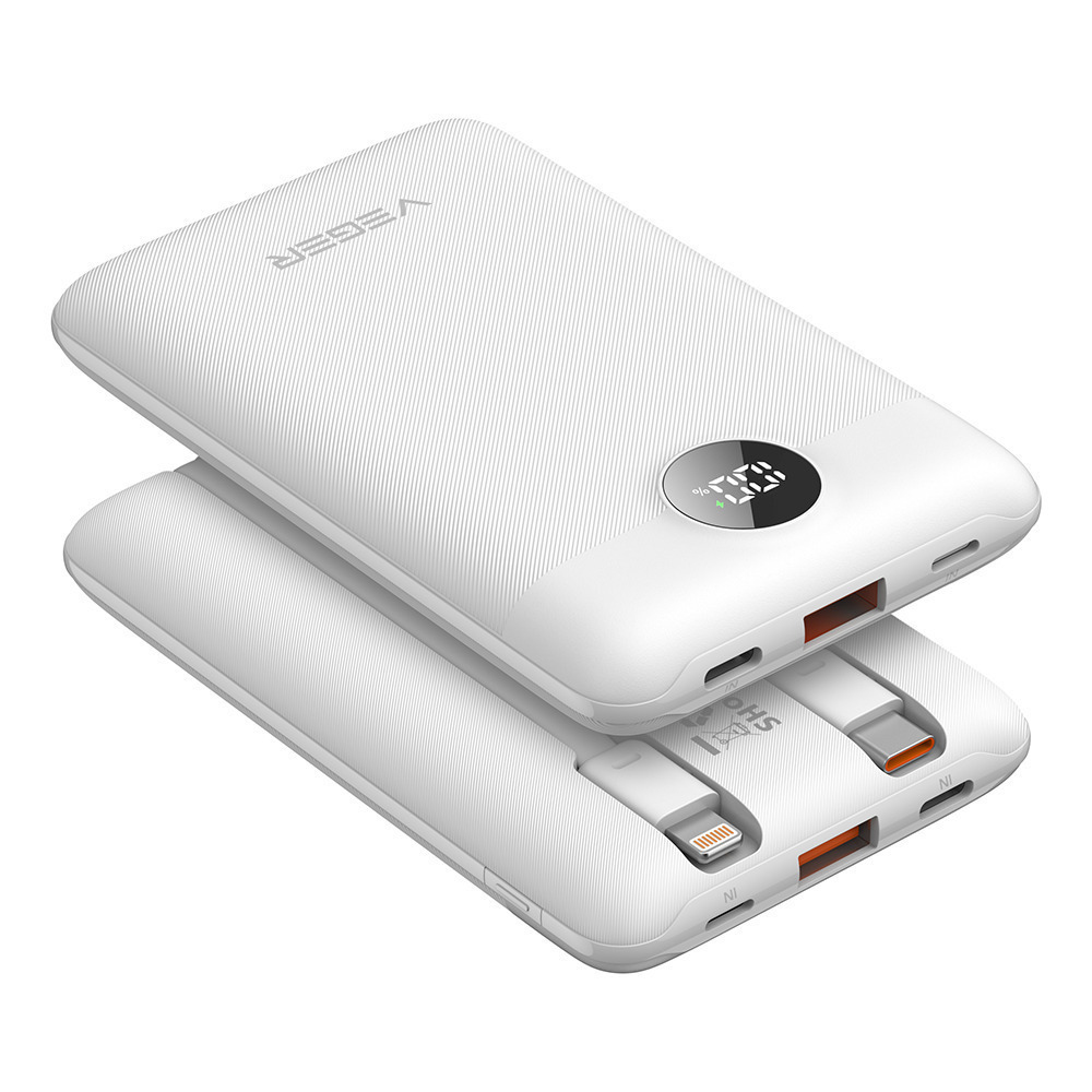 Power Bank 10000mAh 22.5W VEGER Hızlı Şarj C11-W1170 Beyaz