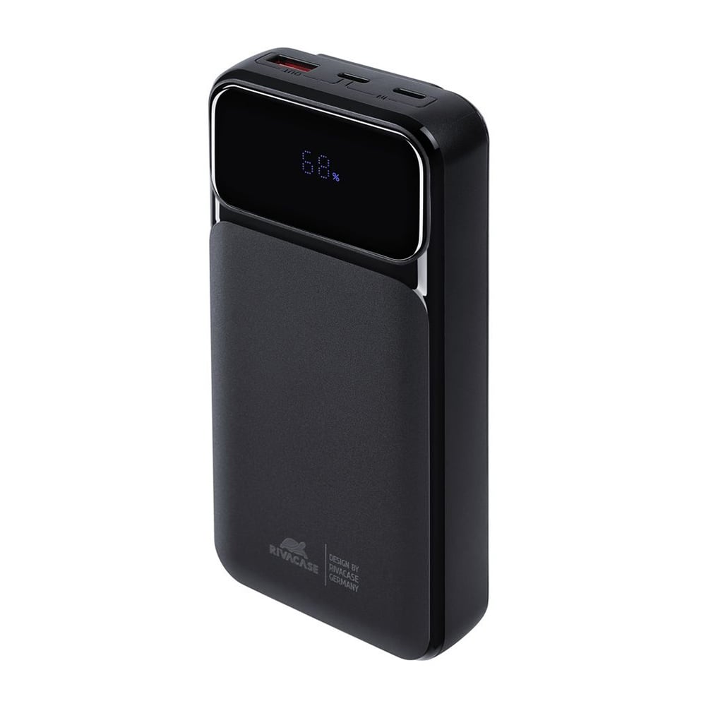 RIVACASE VA2221 Siyah 20000mAh 22.5W Hızlı Şarj Power Bank
