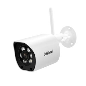 SRIHOME SH034 Beyaz Wi-Fi Güvenlik IP Kamerası