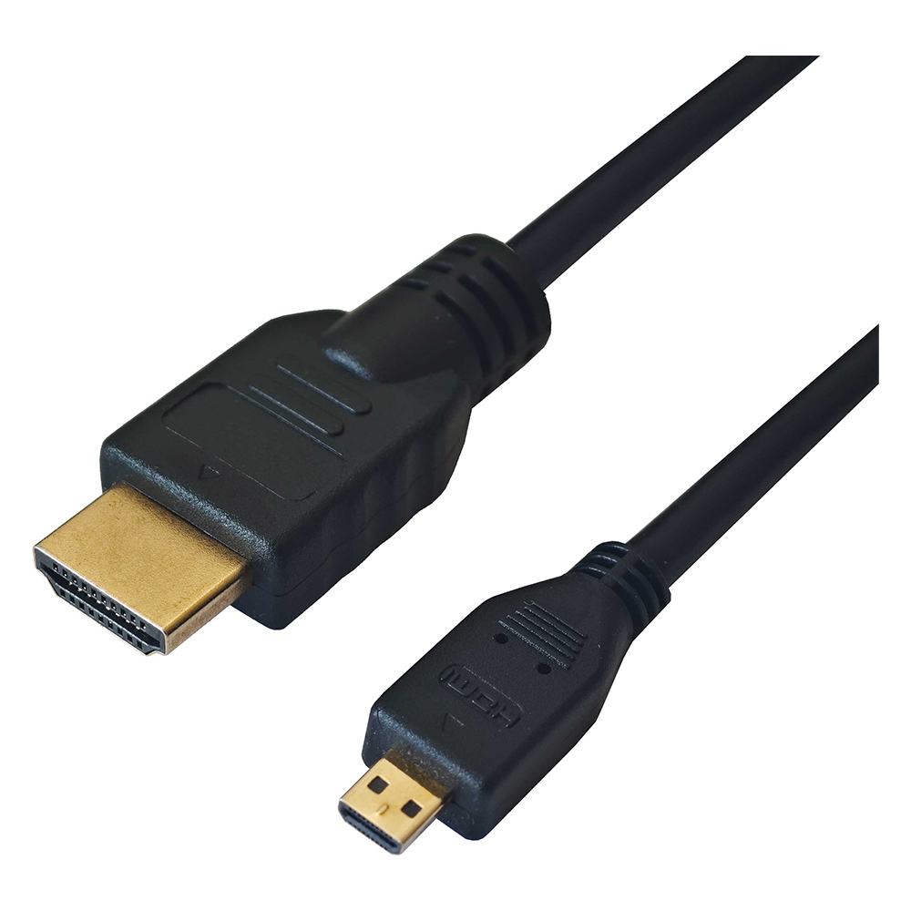 HDMI - Micro HDMI Kablo Ethernetli 1.5m 4K YENKEE YCH 315 siyah
