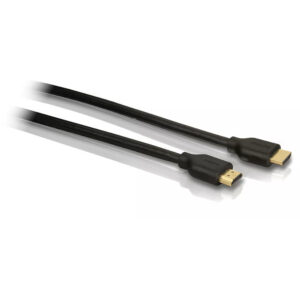 PHILIPS SWV5401H/GRS siyah 1.8m Ethernet özellikli HDMI to HDMI 4K kablo