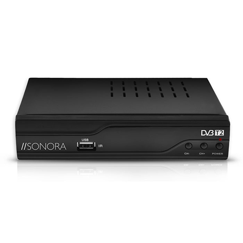 Dijital Karasal Alıcı SONORA DVB T2-001 Siyah