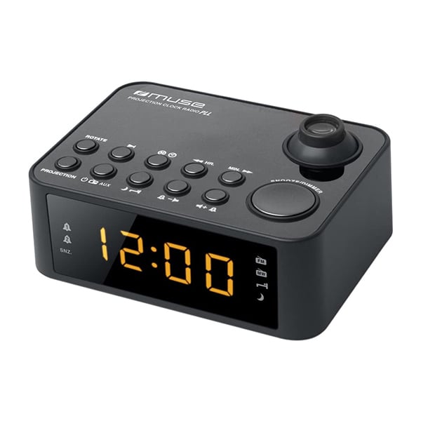 MUSE M-178 P Radyo Alarm Saati, Siyah