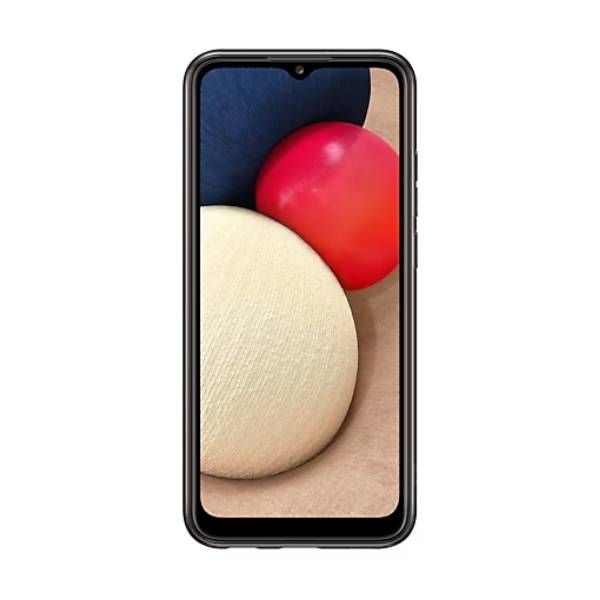 SAMSUNG EF-QA026TBEGEU Samsung Galaxy A02s Akıllı Telefon için Siyah Soft Clear Kılıf