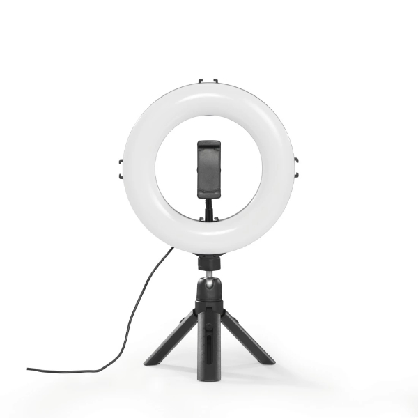 HAMA 00004657 SpotLight Smart 80 II LED Selfie Halka Tripod, 8