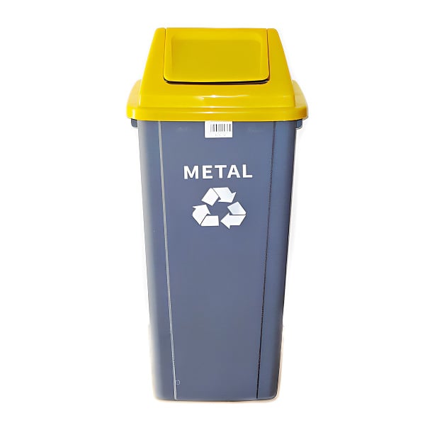 Plastik Metal Geri Dönüşüm Kutusu 90L