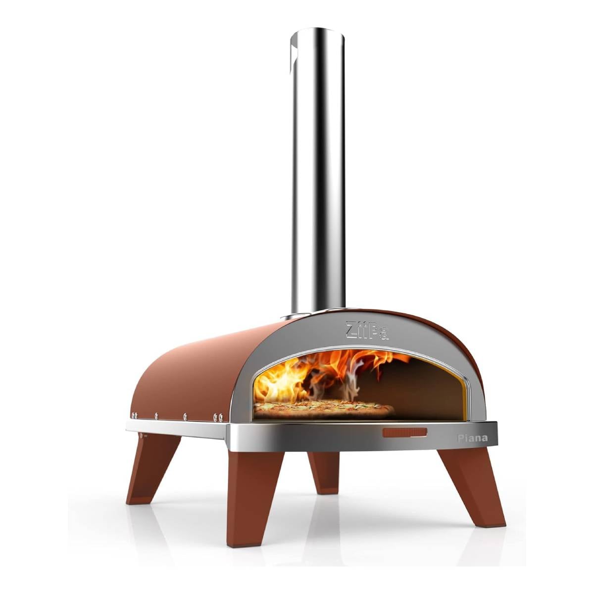 ZIIPA 22-003 Piana Pizza Fırını Peletli, Terracotta