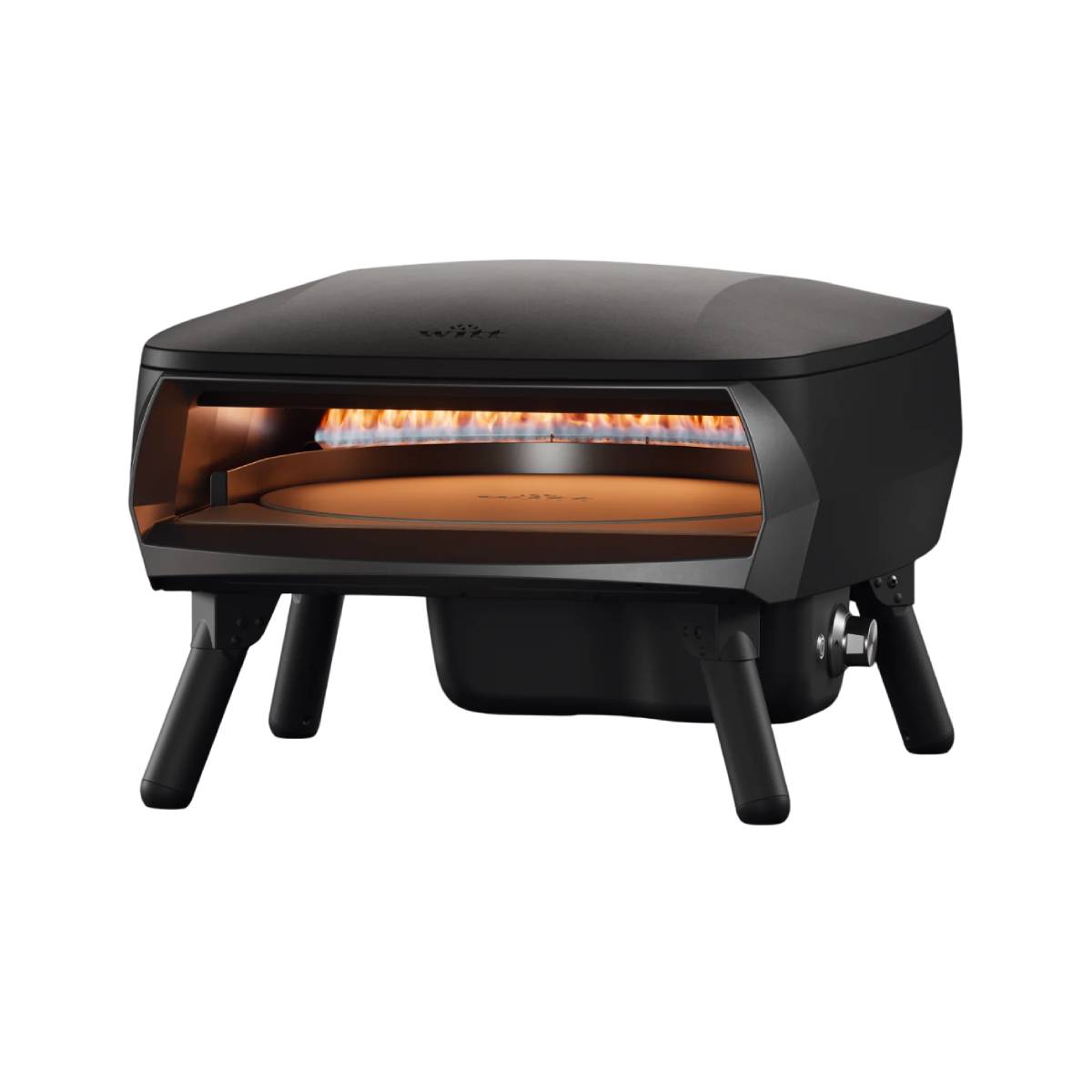 WITT 100000310 Piccolo Döner Pizza Fırını 16", Mat Siyah