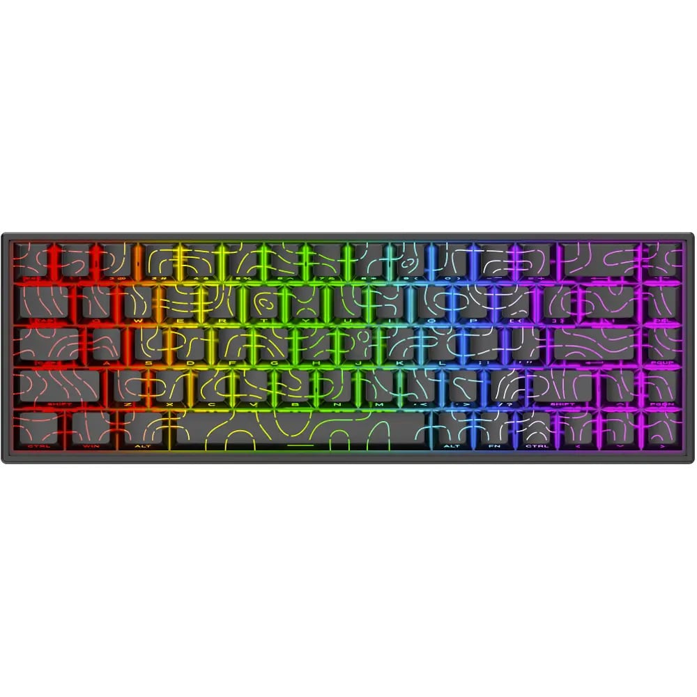 YENKEE YKB 3800B 65% RGB Kablolu Siyah Oyuncu Klavyesi