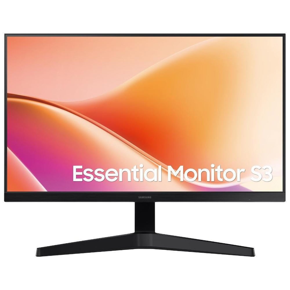 PC Monitör 24" SAMSUNG Essential Monitor S3 S33GF LS24F330EAUXEN FHD VA LED siyah