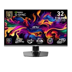 31,5" MSI MPG 322URX QD-OLED 4K UHD PC Monitör Siyah