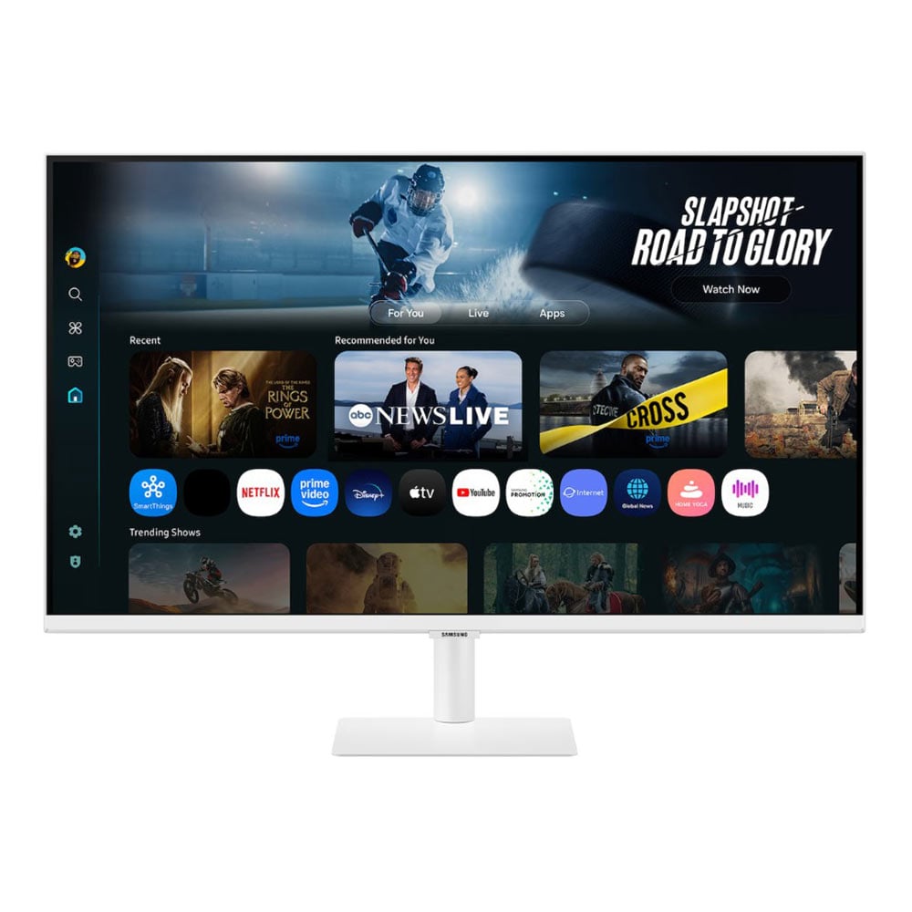 32" SAMSUNG M7 M70F Akıllı LS32FM703UUXDU 4K UHD LED VA Beyaz PC Monitör