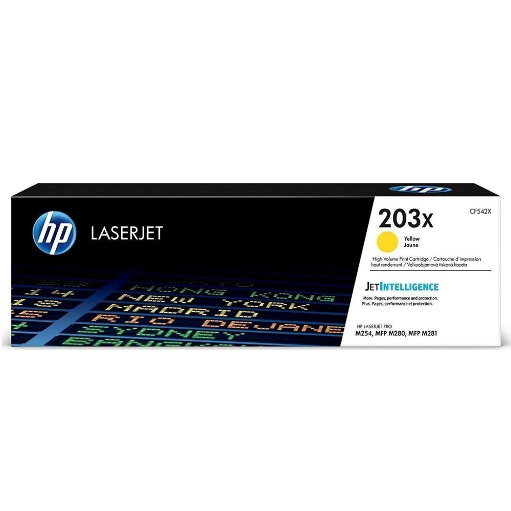 HP 203X CF542X Sarı Toner Kartuşu