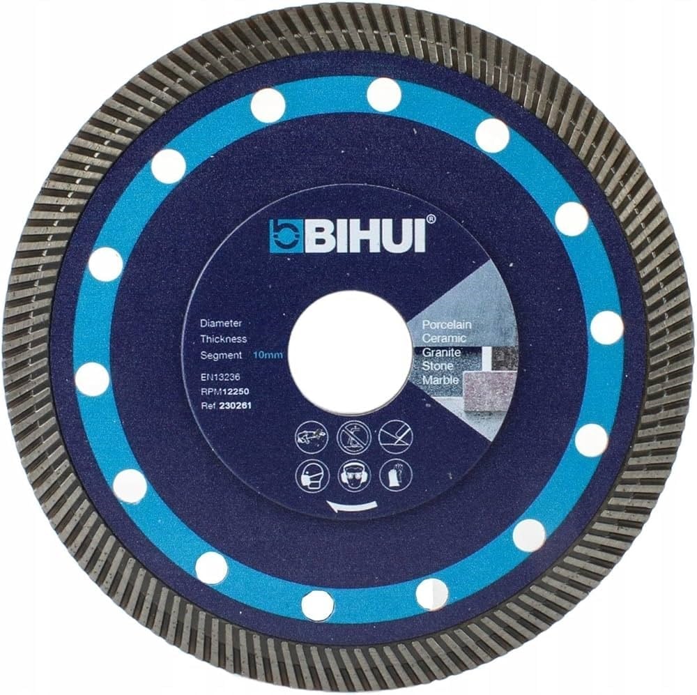 Bihui Bıçak Elmas Sulu/kuru Porselen/mermer 115×22.23mm