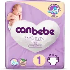 Canbebe Jumbo 2-5KG Bebek Bezi No:1