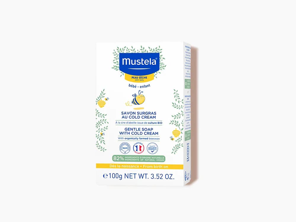 Cold Cream ve Organik Balmumu İçeren Bebek Sabunu