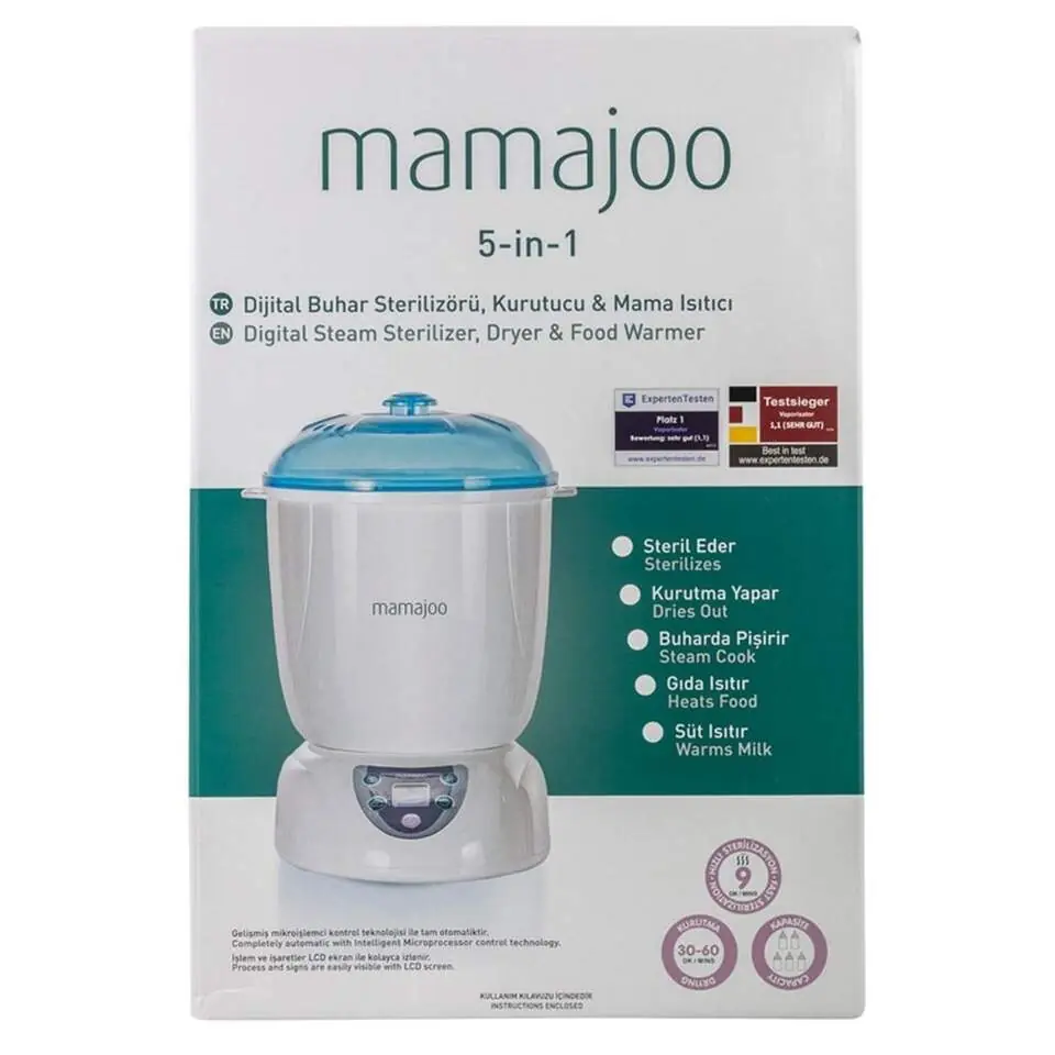 Mamajoo 5IN1 Buharlı Sterlızatör&Kurutucu&Mama Isıtıcı