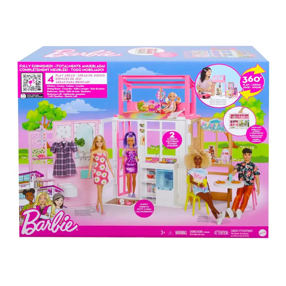 Barbie Portatif Taşınabilir Evi