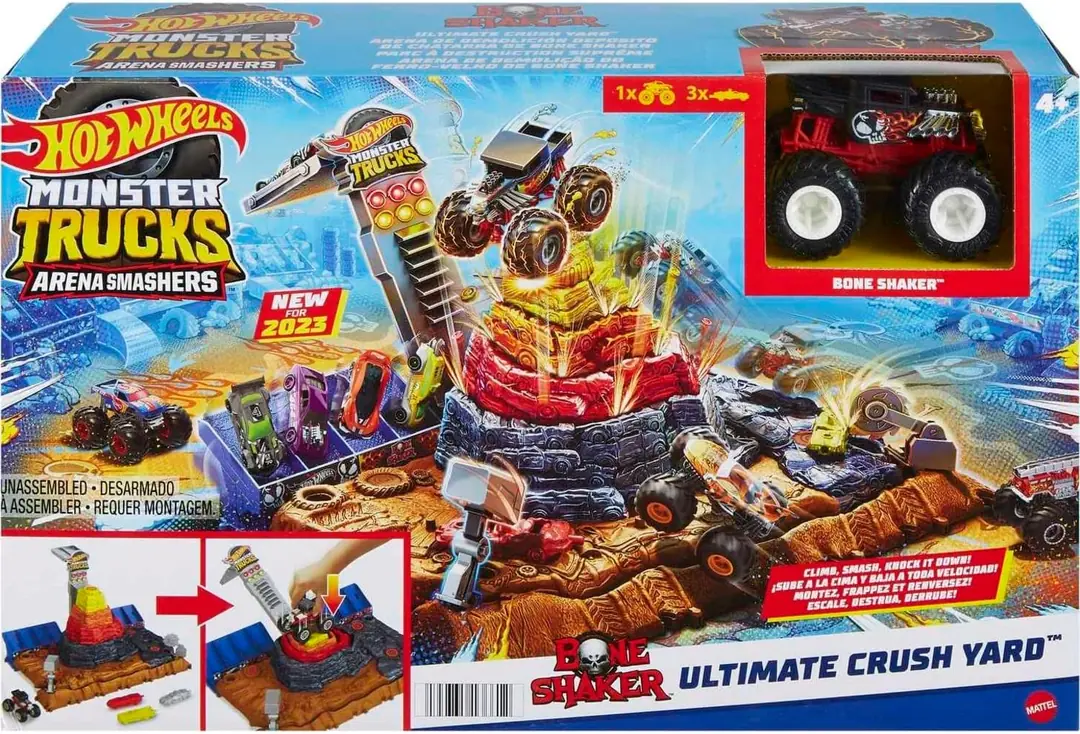 Hotwheels Canavar Kamyonlar Arenası Smashers Kemik Sallayıcı Arenası Ezme Alanı