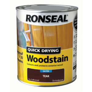 Ronseal® Hızlı Kuruyan Ahşap Boyası - Saten Koyu Maun 2.5L