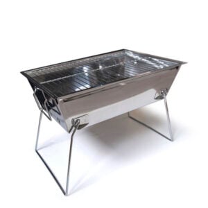 Bbq Izgara Taşınabilir Paslanmaz Çelik 43.5X27.5X29.5Cm