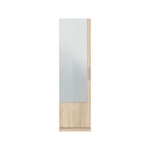 Fores Aynalı Ayakkabılık 180X50X22Cm - Meşe