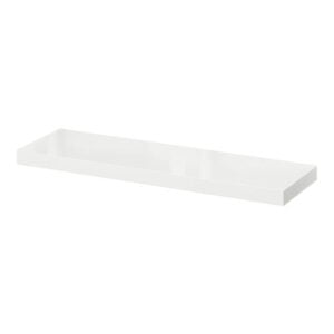 Goodhome Cusko Kalın Raf 80Cm - Parlak Beyaz