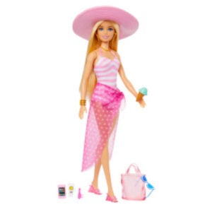 Barbie Plaj Şıklığı Aksesuarları ile