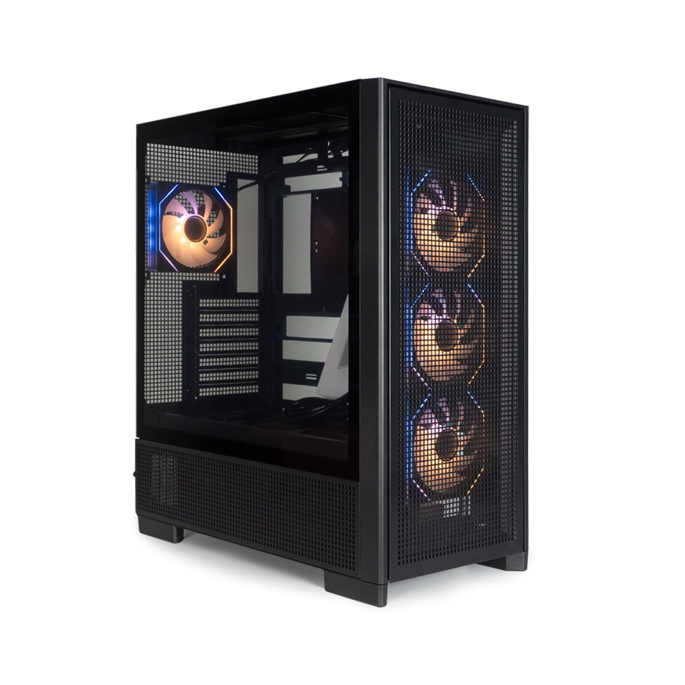 Kasa Aigo Airnova Siyah 850W 80+ Bronze 7 Fanlı Argb Mid Tower